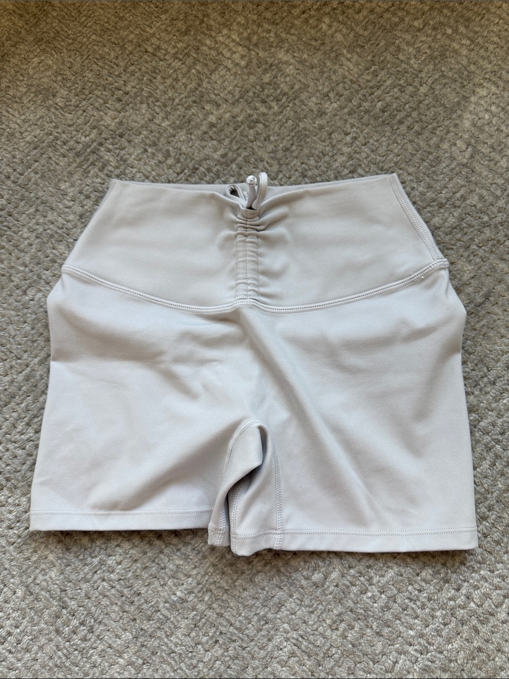 Crop Shop Boutique drawstring waist — Light Gray Isabelle Mathers collection